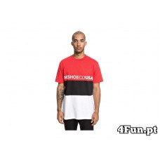 T-SHIRT DC SHOES GLENFERRIE SS VERMELHO
